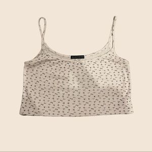 Floral Eyelet Tank Top